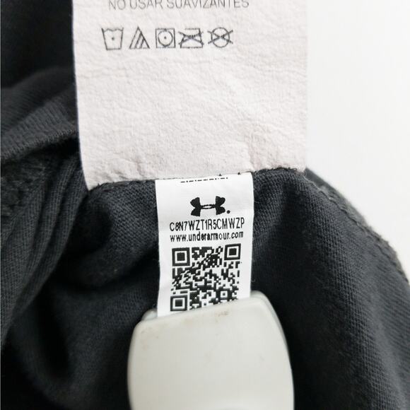 Under Armour Project Rock HeatGear Tee Men’s Large Loose Fit Gray Bull Logo Gym - Picture 8 of 11